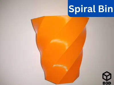Spiral Bin Free 3D print model