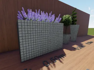 Vase flower Free 3D model buy