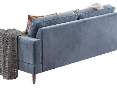 Capri sofa 210 cm 2 3D model