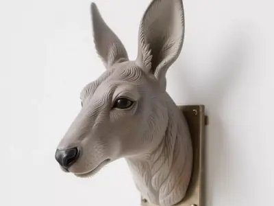 kangaroo 3D print model