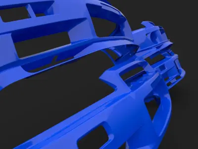 Body kit Skyline R34 Bumper 3D model