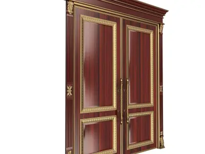 Carved Door Classic 01601 Wood Low-poly 3D model