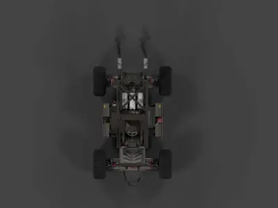 4x4 offroad UTV buggy 3D model