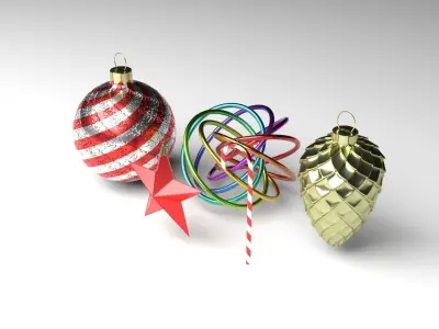 Christmas Balls 3D model