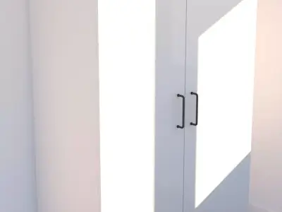 IKEA PAX Cabinet 100x58x201 3D model
