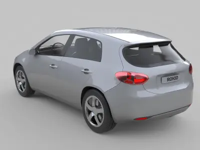 Generic Hatchback Car 2006 3D model