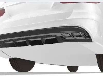 Benz C300 3D print model