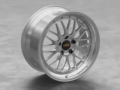 BBS LM Rim 3D Model 3D model