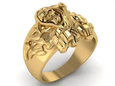 Men Fashion Ring 3D print model