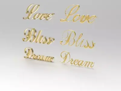 Love Bliss Dream Free 3D print model