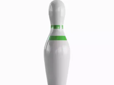 Bowling Pin 03 Low-poly 3D model