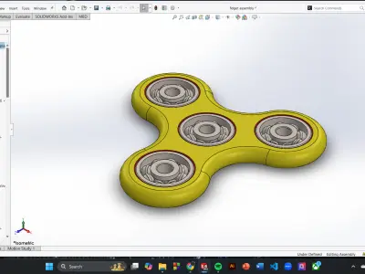 Precision Designed Fidget Spinner High-Quality 3D Model 3D model