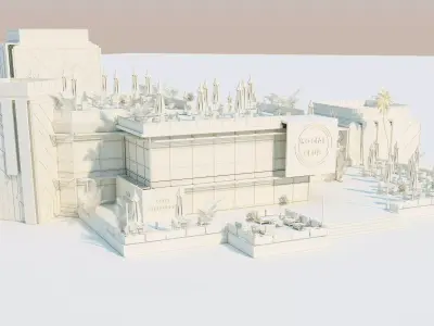 social Club 3D model