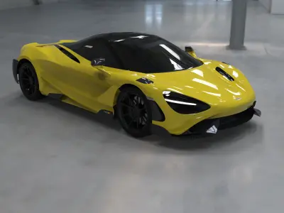  mclaren 765lt 3D model