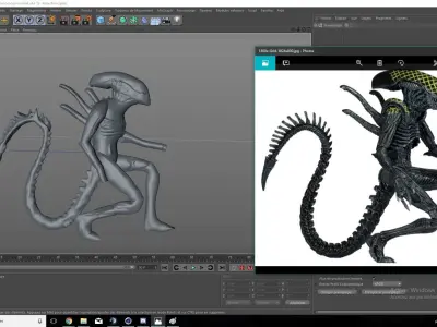 Xenomorph Sculpted Free 3D model