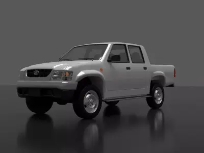 Toyota Hilux 3D model from CGTrader