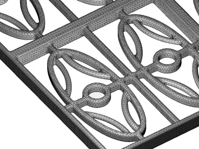 Premium Window Grill 3D print model