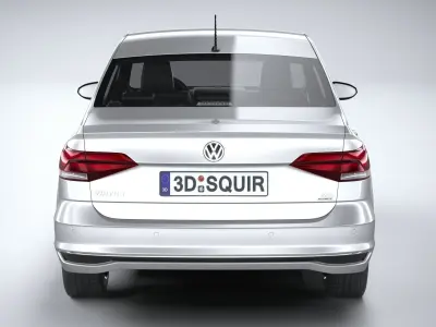 Volkswagen Polo Virtus 2018-2020 3D model