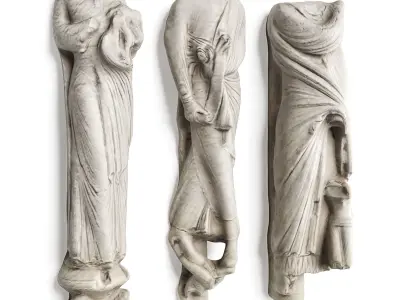 Wallmount Torses Low-poly 3D model