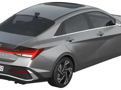 Hyundai Elantra 2024 3D model