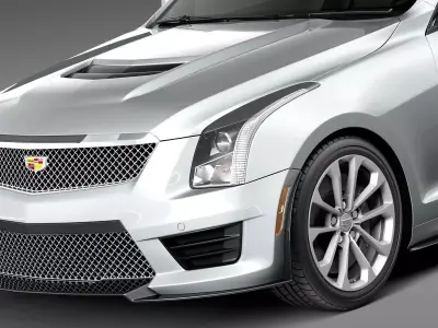 Cadillac ATS-V Coupe 2016 3D model