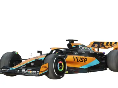 F1 McLaren MCL60 2023 3D model