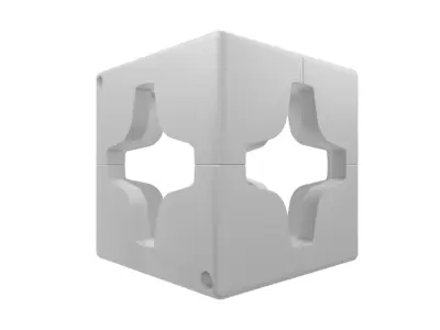 Tecna T3 Block for light aluminum frames 3D model