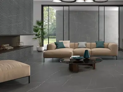 Luxury Dark Gray Marble Wall  Floor Tiles 3D Model  Texture