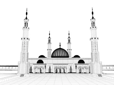 Mosque  3D model