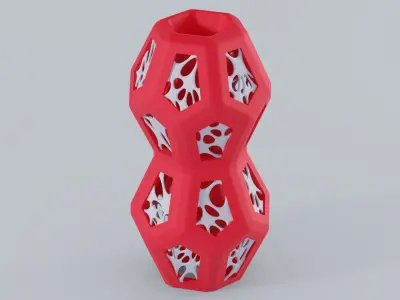 Hexa-Penta Flower Vase 3D print model
