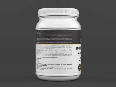 Protein Powder 3D model 150