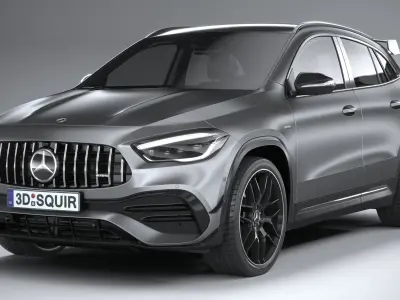 Mercedes-Benz GLA45 S AMG 2021 3D model