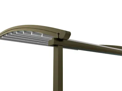 Motorized Pergola 2 bronze patina dark 3D model
