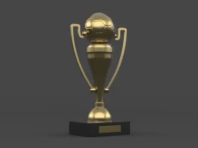 Trophy Cup 3D model 3