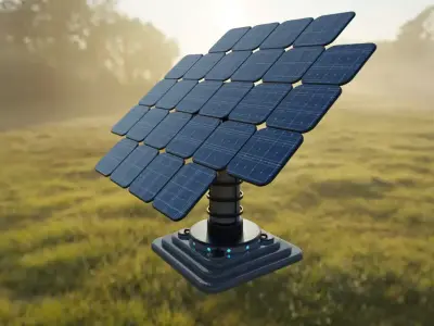 Scifi Solar Panel  3D model