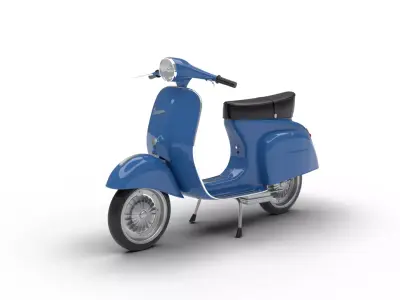 Vespa 125 ET3 1967 3d model 3D model