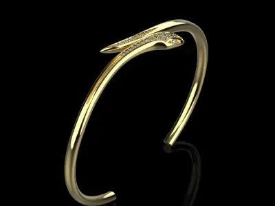 Snake Bracelet 65157 3D print model