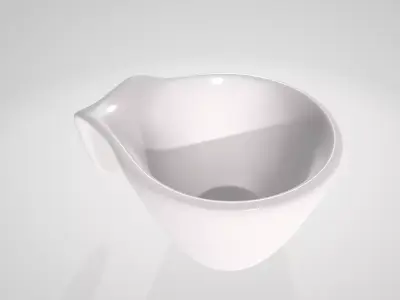 Flow Coffee cup Low-poly 3D model