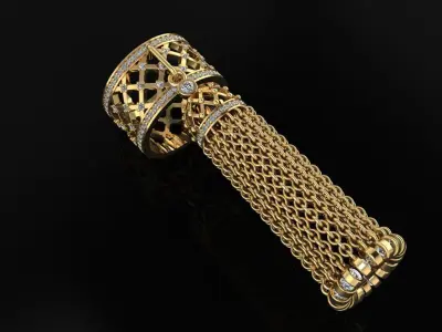 Tassel Ring 3D print model