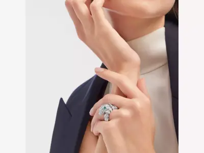 BULGARI - SERPENTI RING 3D print model