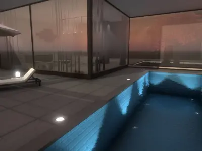 Luxury Apartment Low-poly 3D model