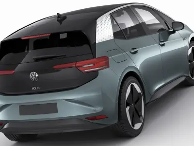 VW ID3 2020 3D model