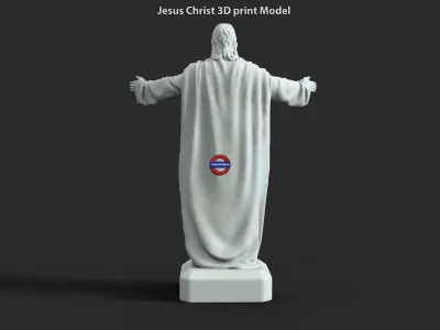 Jesus Christ vol3 statue for 3d print 3D print model
