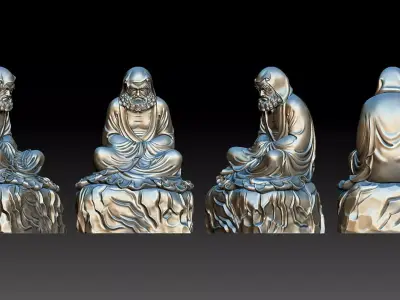 Bodhidharma  3D print model