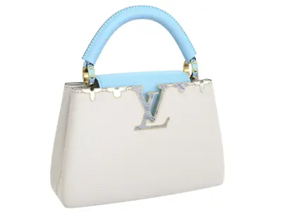 Louis Vuitton Capucines Mini Bag Cream Low-poly 3D model