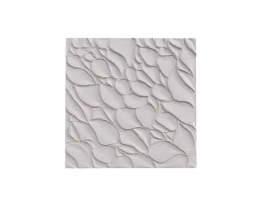 modern panel wall decor set wall relief mural CNC 79  3D model