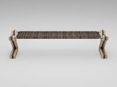 Tulum Resting Chairs 3D model