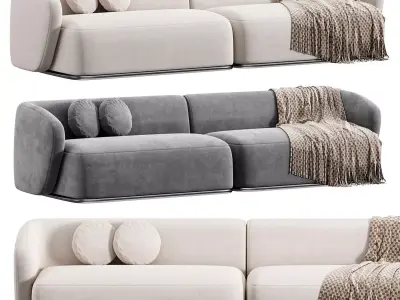 Rene Sectional Sofa 3D model