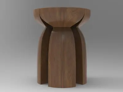 JiJu Side Table Low-poly 3D model