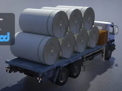 TW Truck 001 3D model